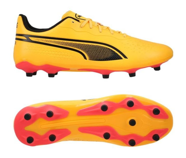 PUMA SCARPE CALCIO KING MATCH FG/AG - ARANCIO 107570-05