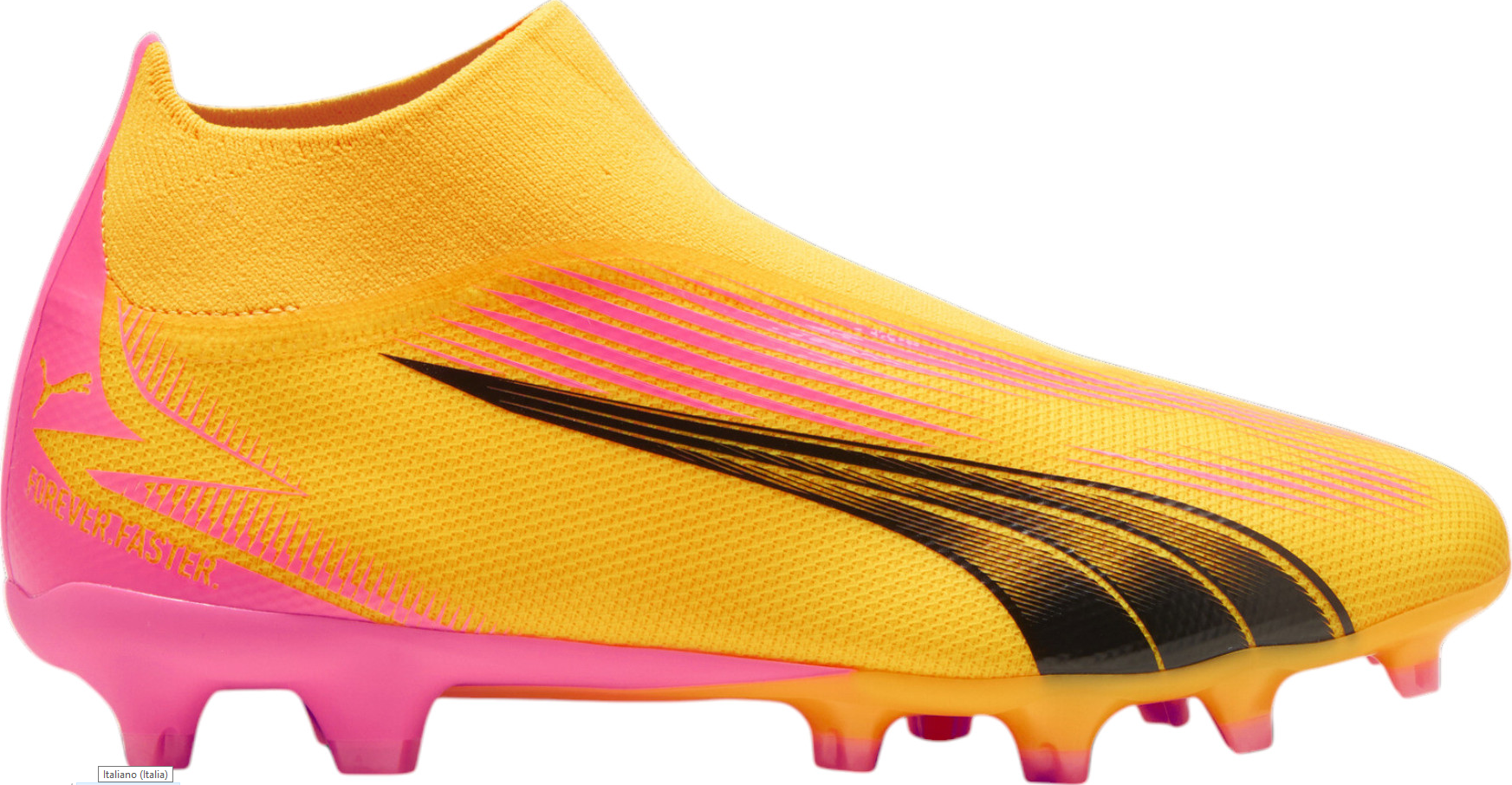 107759-03 PUMA SCARPE CALCIO ULTRA MATCH+ LL FG/AG - ARANCIO