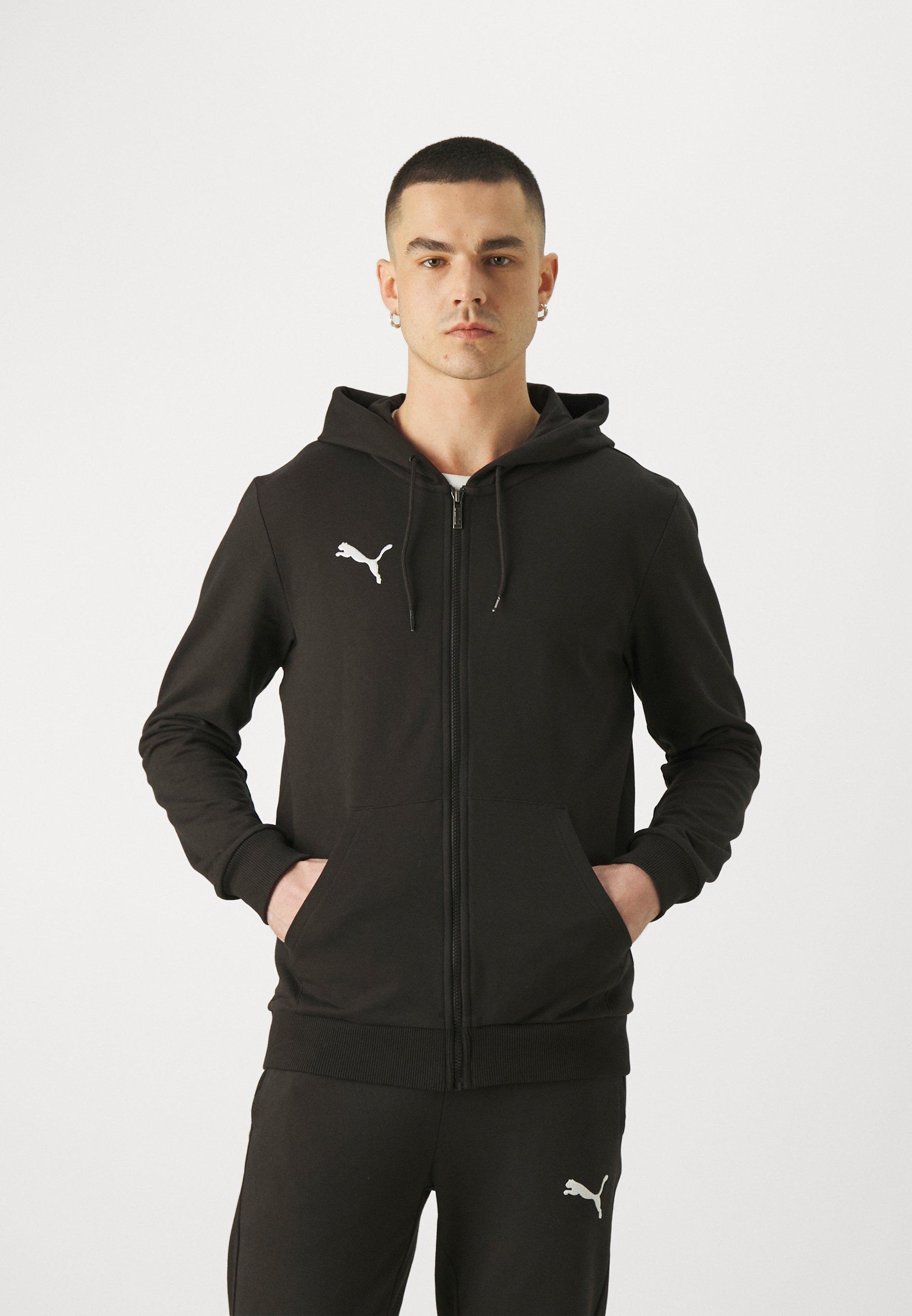 PUMA TEAMGOAL CASUALS HOODED JACKET - BLACK 658595-03