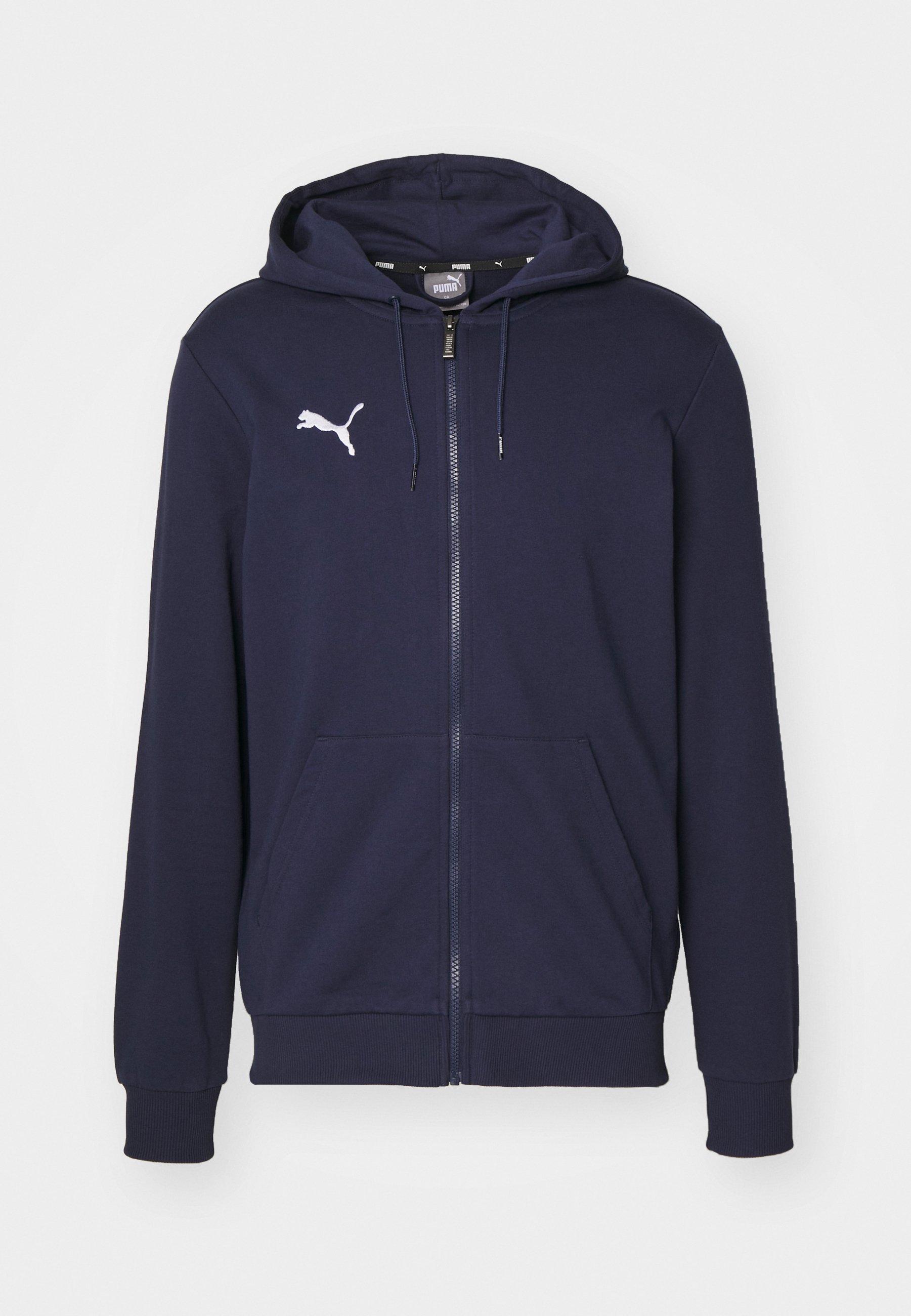 PUMA TEAMGOAL CASUALS HOODED JACKET - NAVY 658595-06