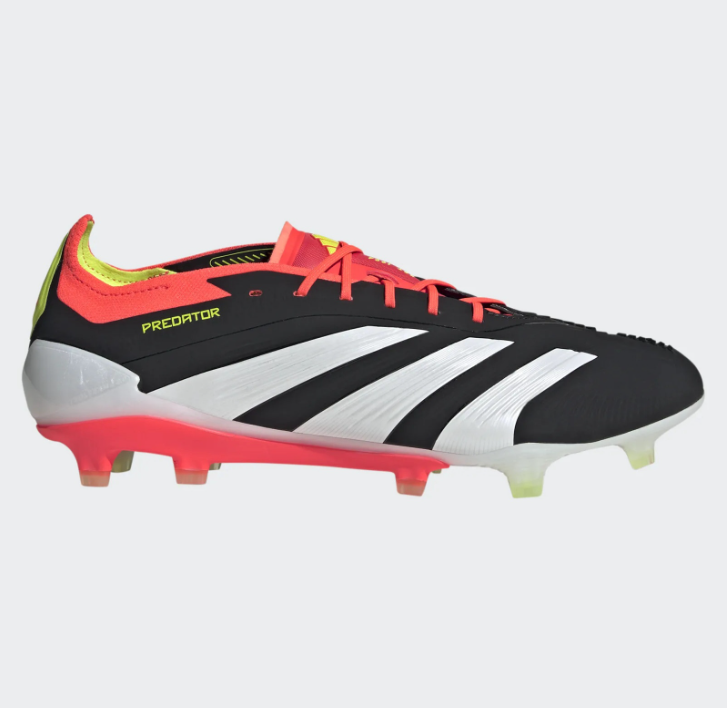 ADIDAS SCARPE CALCIO PREDATOR ELITE L FG NERO BIANCO ROSSO IE1802