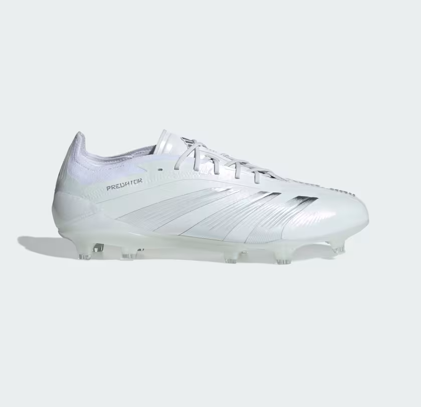 ADIDAS SCARPE CALCIO PREDATOR ELITE L FG BIANCO GRIGIO  IE1803