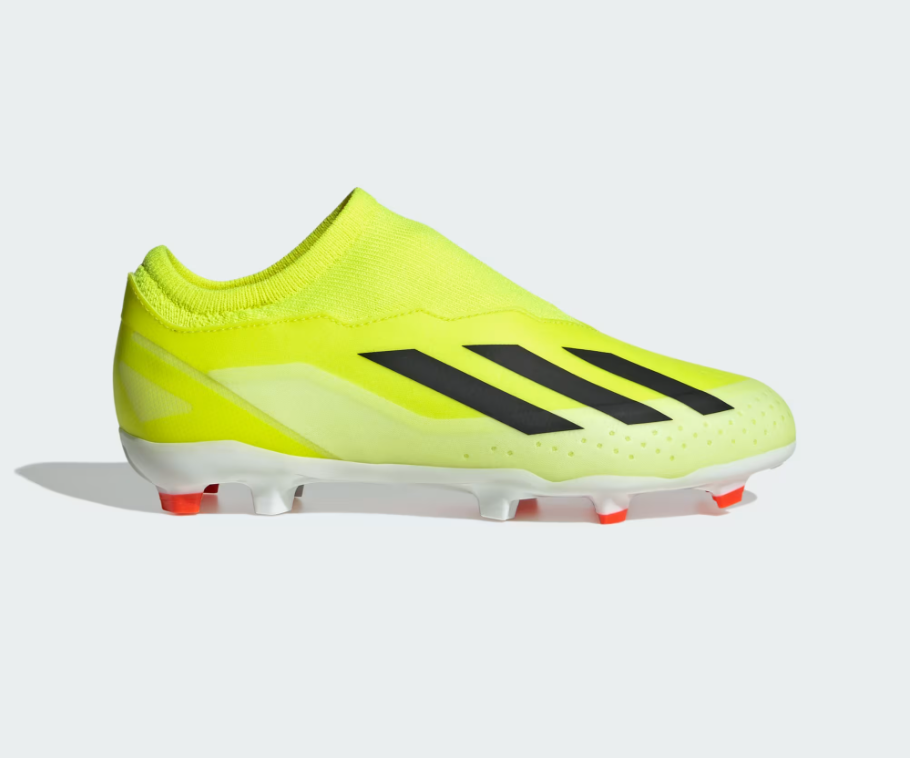 ADIDAS SCARPE CALCIO X CRAZYFAST LEAGUE LL FG JUNIOR GIALLO NERO IF0689