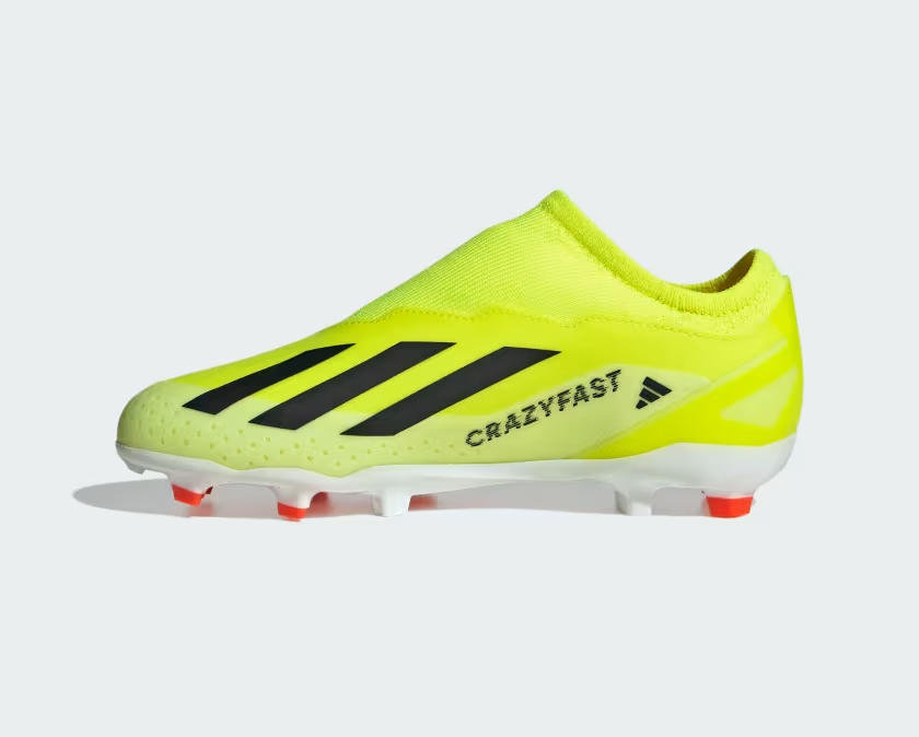 ADIDAS SCARPE CALCIO X CRAZYFAST LEAGUE LL FG JUNIOR GIALLO NERO IF0689