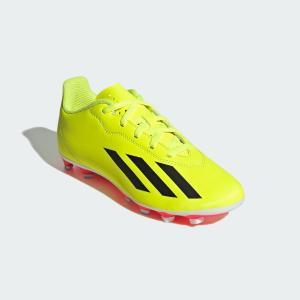 Scarpe x crazyfast club fxg junior. giallo fluo