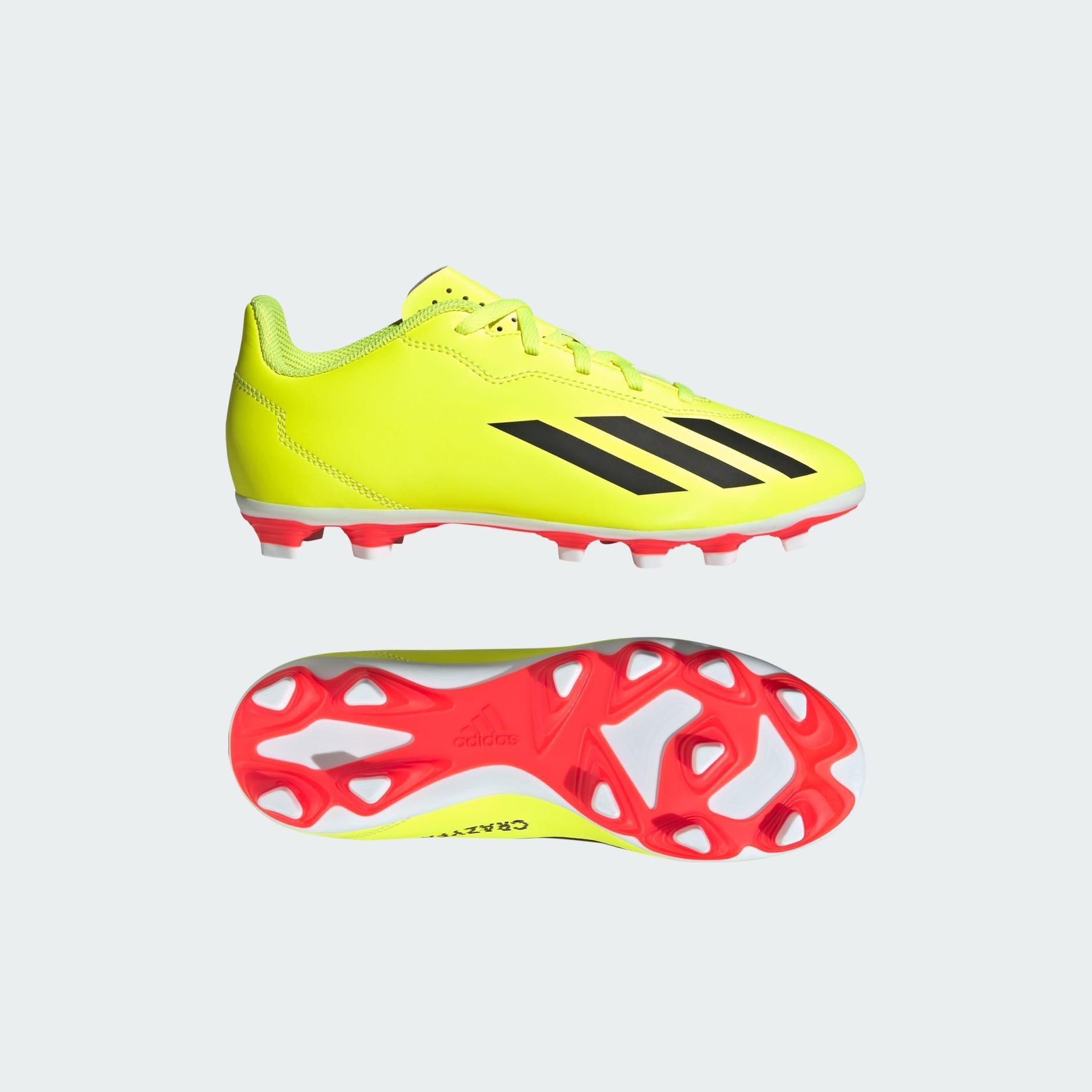 ADIDAS SCARPE X CRAZYFAST CLUB FXG JUNIOR. GIALLO FLUO IF0717