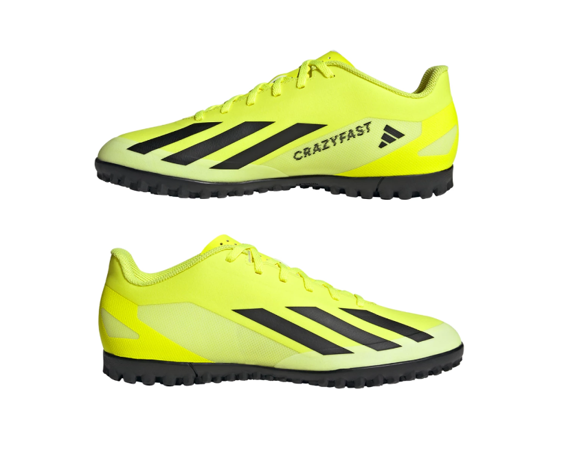 ADIDAS SCARPE CALCIO A 5 X CRAZYFAST CLUB TURF GIALLO FLUO' NERO IF0723