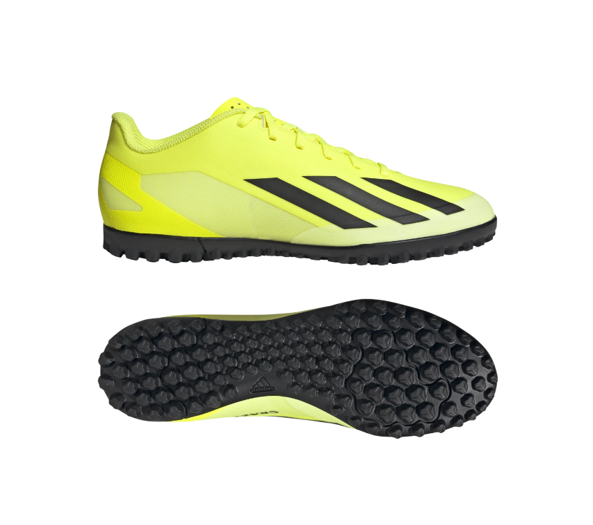 ADIDAS SCARPE CALCIO A 5 X CRAZYFAST CLUB TURF GIALLO FLUO' NERO IF0723