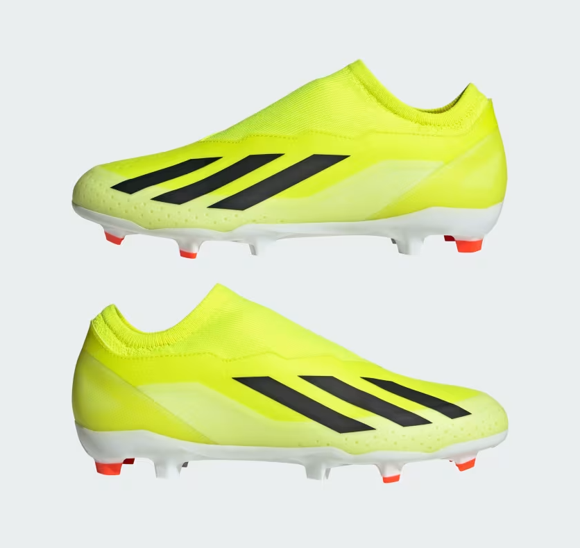 ADIDAS SCARPE CALCIO X CRAZYFAST LEAGUE LL FG GIALLO FLUO' NERO IG0622