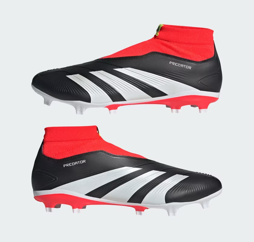 ADIDAS SCARPE CALCIO PREDATOR LEAGUE LL FG NERO BIANCO ROSSO  IG7768