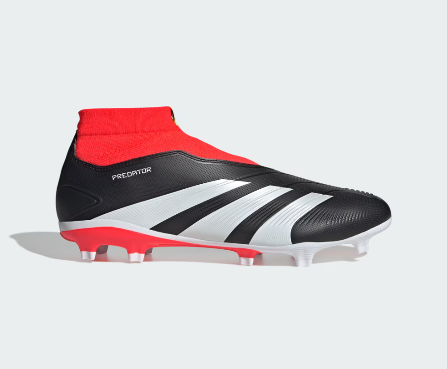 ADIDAS SCARPE CALCIO PREDATOR LEAGUE LL FG NERO BIANCO ROSSO  IG7768