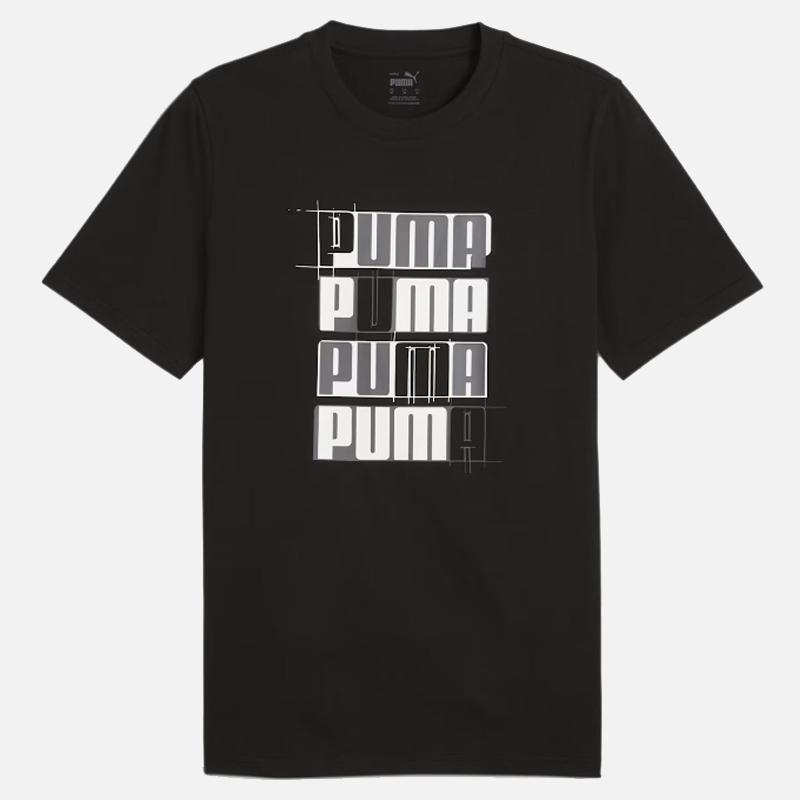 PUMA ESS+ LOGO LAB TEE - BLACK 678976-01