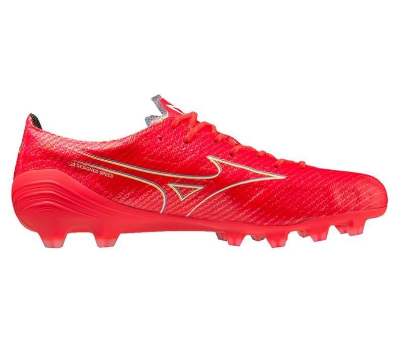 MIZUNO SCARPA CALCIO ALFA JAPAN ROSSO CORALLO BIANCO P1GA2360-64