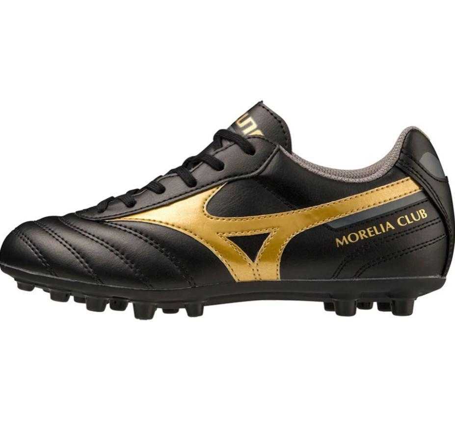 MIZUNO SCARPA CALCIO MORELIA II CLUB BAMBINO A NERO ORO P1GB2317-50