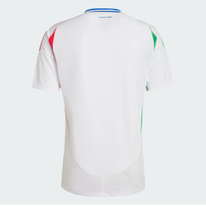 Maglia gara away nazionale italiana figc jsy 2024 bianca