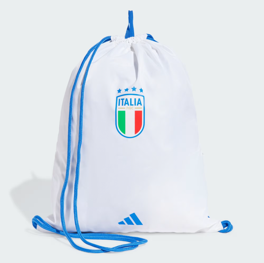 ADIDAS SACCA NAZIONALE ITALIANA FIGC GYMSACK 2024 BIANCA  IP4097