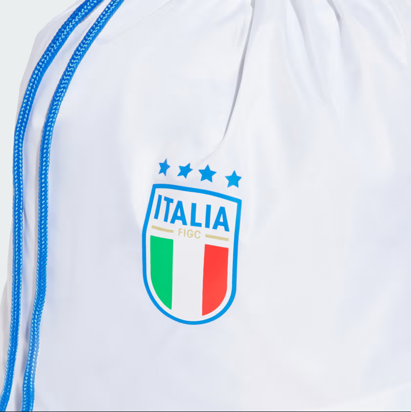 ADIDAS SACCA NAZIONALE ITALIANA FIGC GYMSACK 2024 BIANCA  IP4097