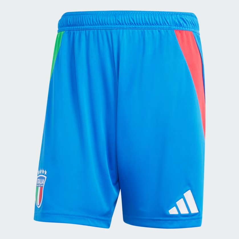 ADIDAS PANTALONCINO GARA AWAY FIGC  SHORT 2024 AZZURRO IQ0486