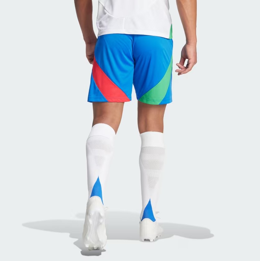 ADIDAS PANTALONCINO GARA AWAY FIGC  SHORT 2024 AZZURRO IQ0486