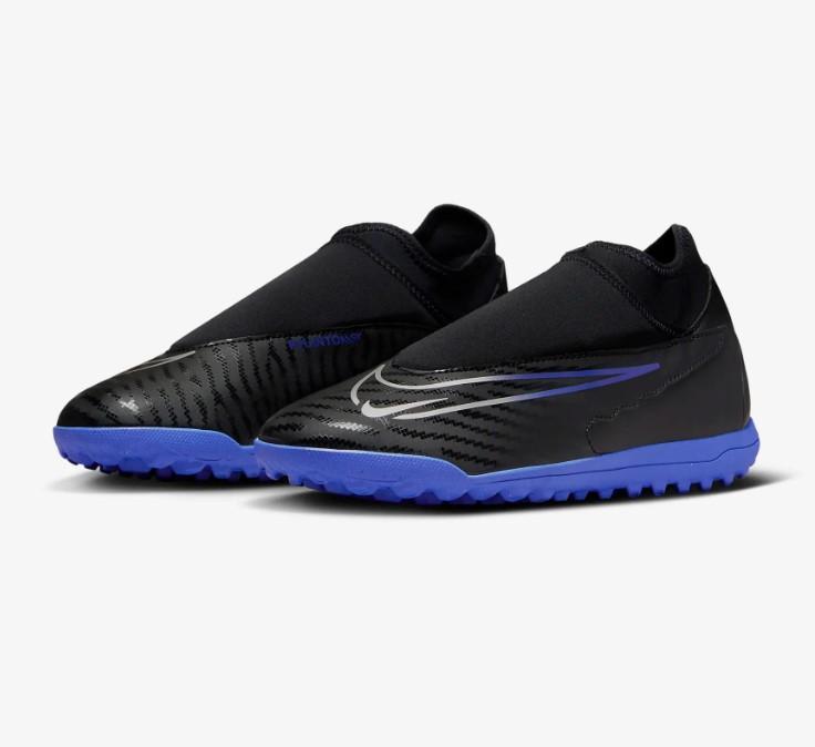 NIKE SCARPE PHANTOM GX CLUB NERO BIANCO BLU DD9487-040