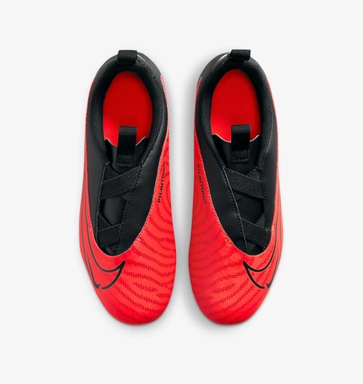 NIKE SCARPE PHANTOM GX ACADEMY JUNIOR ROSSO NERO DD9549-600