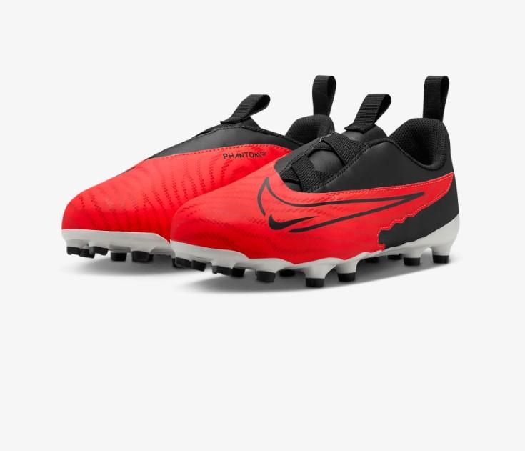 NIKE SCARPE PHANTOM GX ACADEMY JUNIOR ROSSO NERO DD9549-600