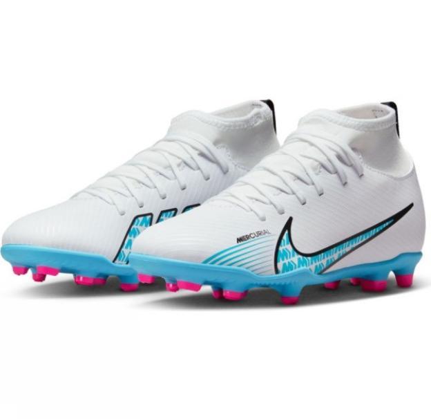 NIKE SCARPE MERCURIAL SUPERFLY 9 CLUB JUNIOR BIANCO BLU DJ5959-146