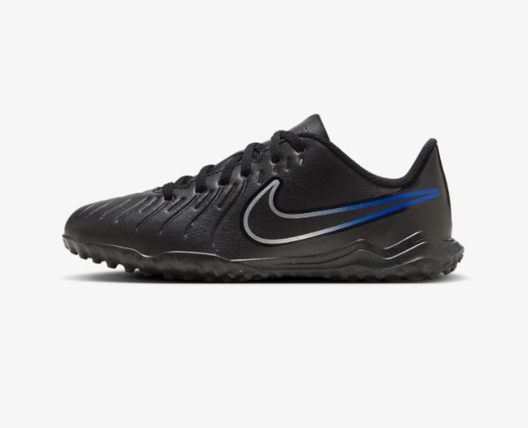 NIKE SCARPE JUNIOR TIEMPO LEGEND 10 CLUB TURF NERO VIOLA  DV4355-040