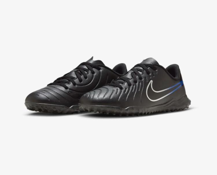 NIKE SCARPE JUNIOR TIEMPO LEGEND 10 CLUB TURF NERO VIOLA  DV4355-040