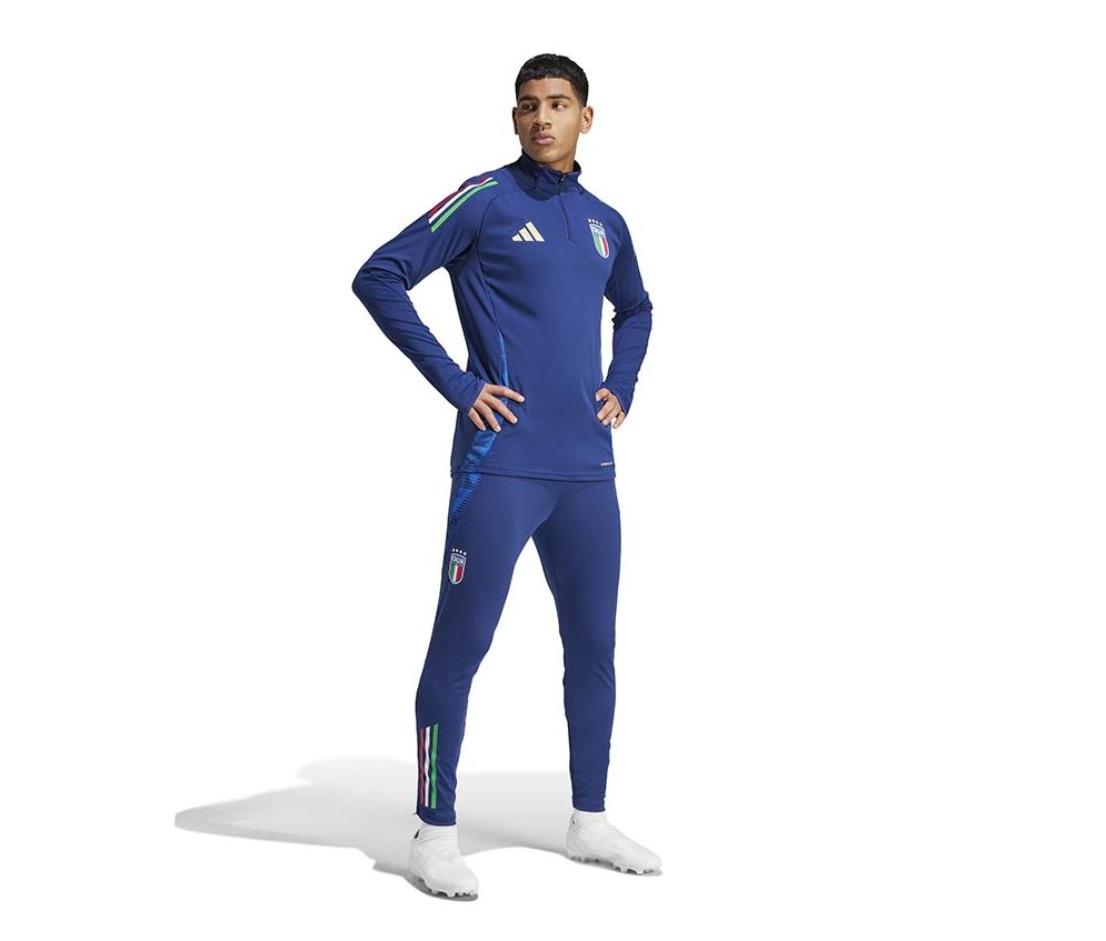 ADIDAS PANTALONE TUTA NAZIONALE ITALIANA FIGC TR PANT BLU IQ2163