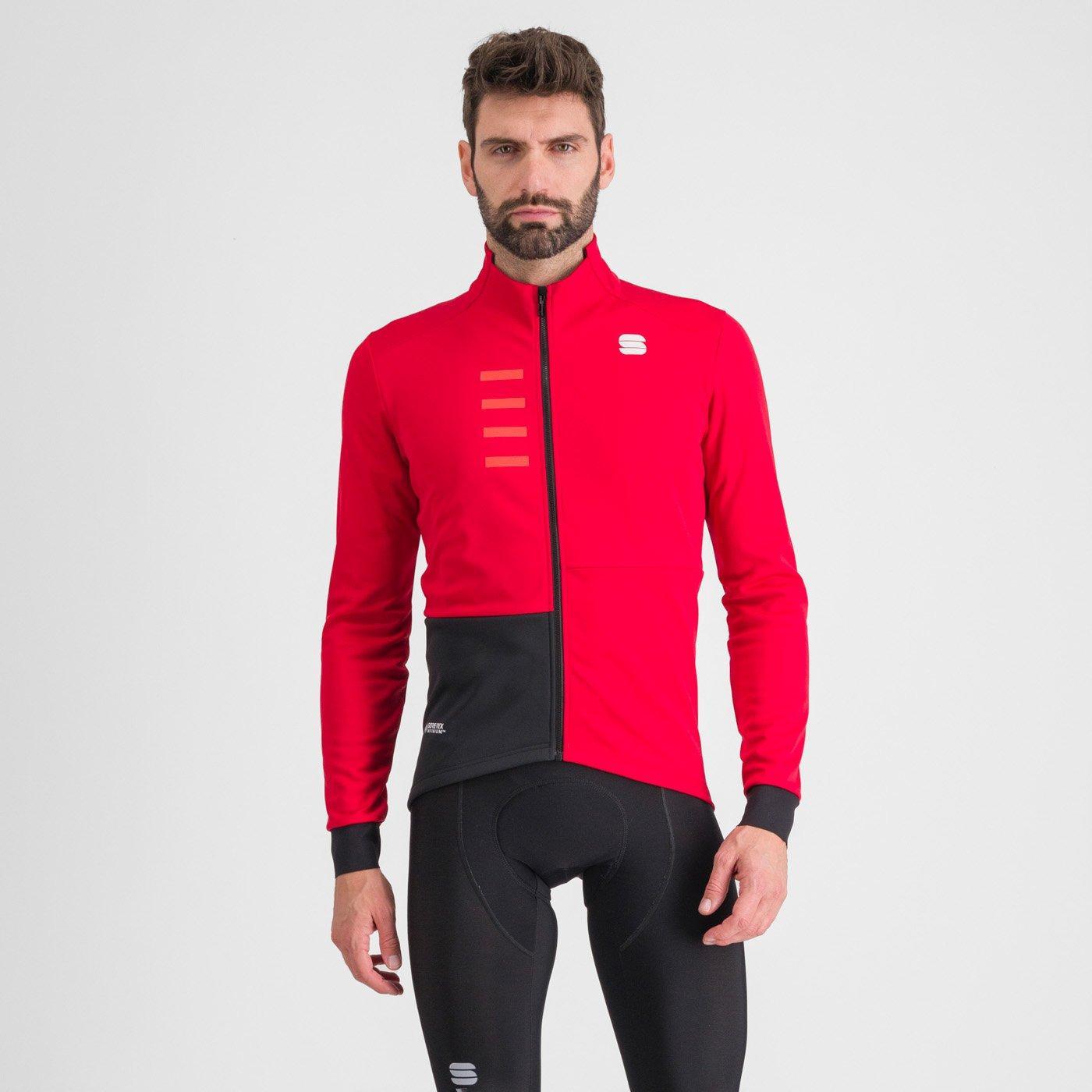 sportful sportful tempo jacket - tango red