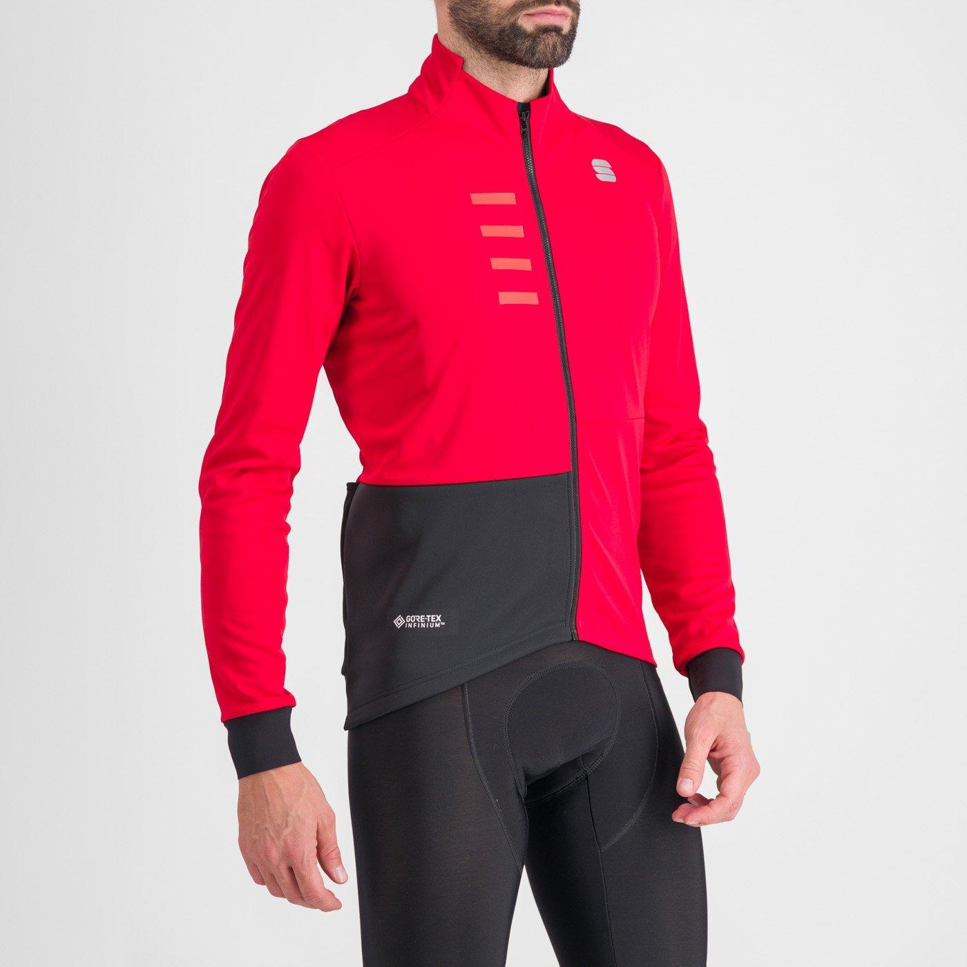 sportful sportful tempo jacket - tango red