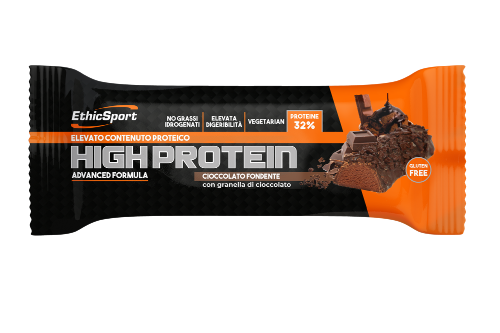 ethic sport ethicsport barretta high protein cioccolato 45g