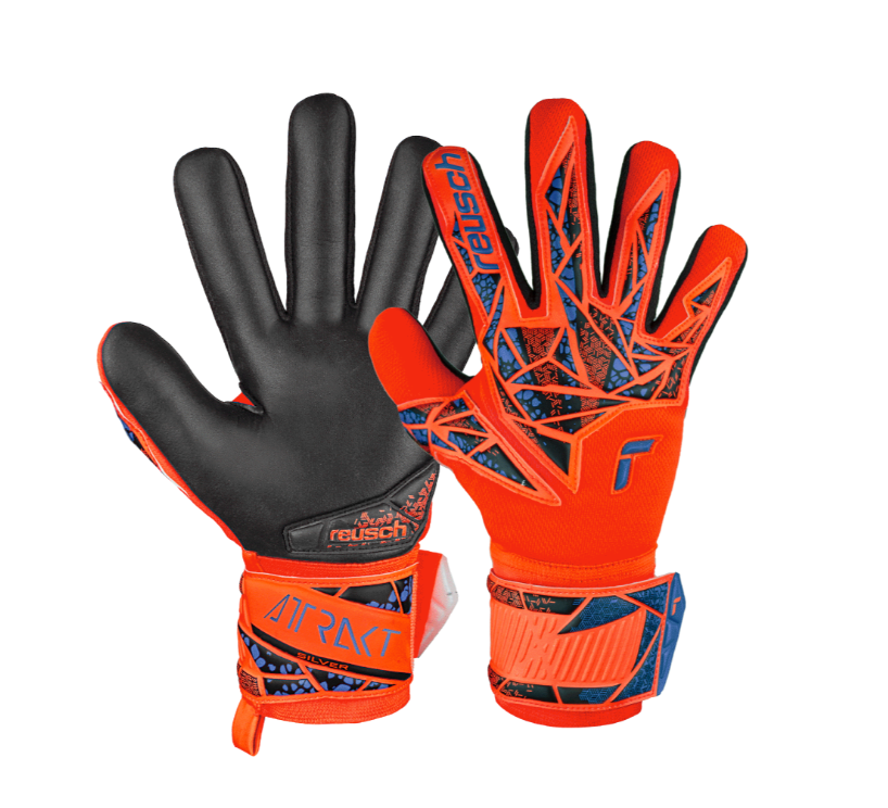 REUSCH GUANTI ATTRAKT SILVER NC ARANCIO BLU ELETTRICO 5470255-2211