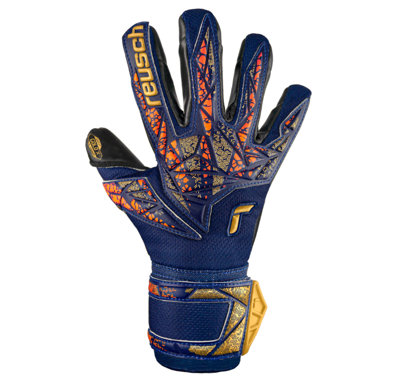 REUSCH GUANTI PORTIERE ATTRAKT GOLD X BLU ORO  5470945-4411