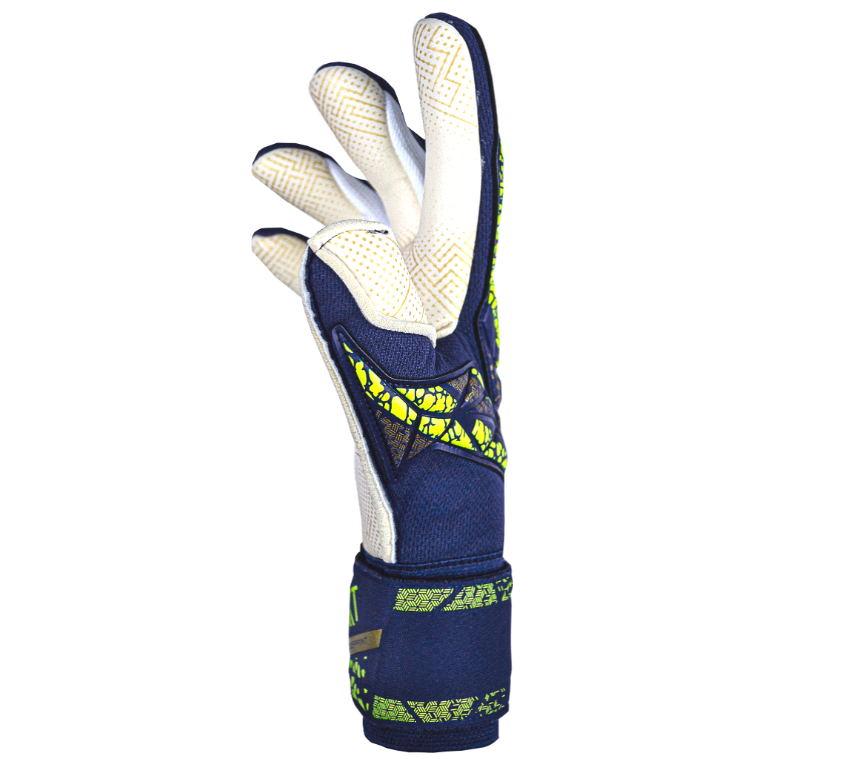 REUSCH GUANTI PORTIERE ATTRAKT GOLD X GLUEPRINT BLU ORO 5470974-4410