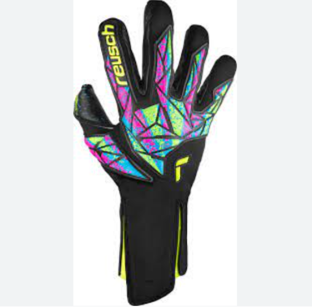 REUSCH GUANTI ATTRAKT FUSION STRAPLESS NERO MULTICOLOR 5470979-7052