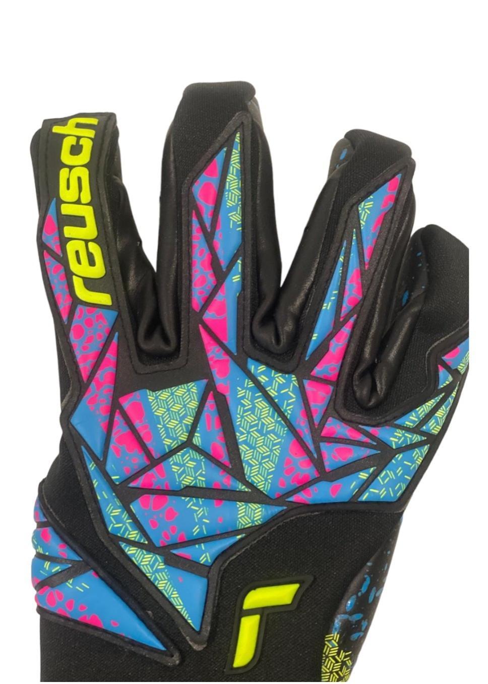 REUSCH GUANTI ATTRAKT FUSION STRAPLESS NERO MULTICOLOR 5470979-7052