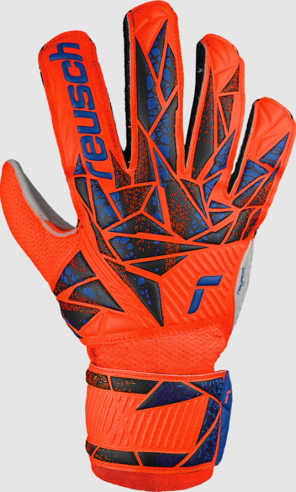 REUSCH GUANTI ATTRAKT SOLID JUNIOR ARANCIO AZZURRO NERO 5472515-2210