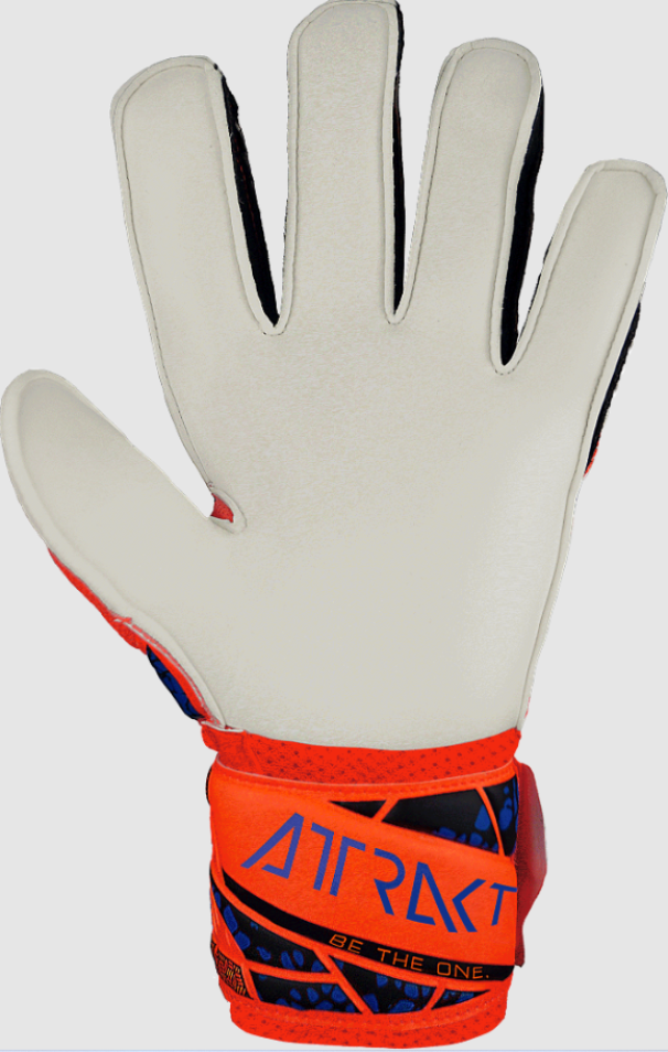 REUSCH GUANTI ATTRAKT SOLID JUNIOR ARANCIO AZZURRO NERO 5472515-2210