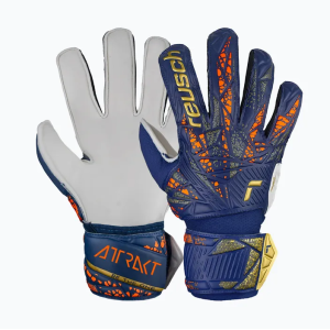 Guanti attrakt solid junior. blu oro arancio