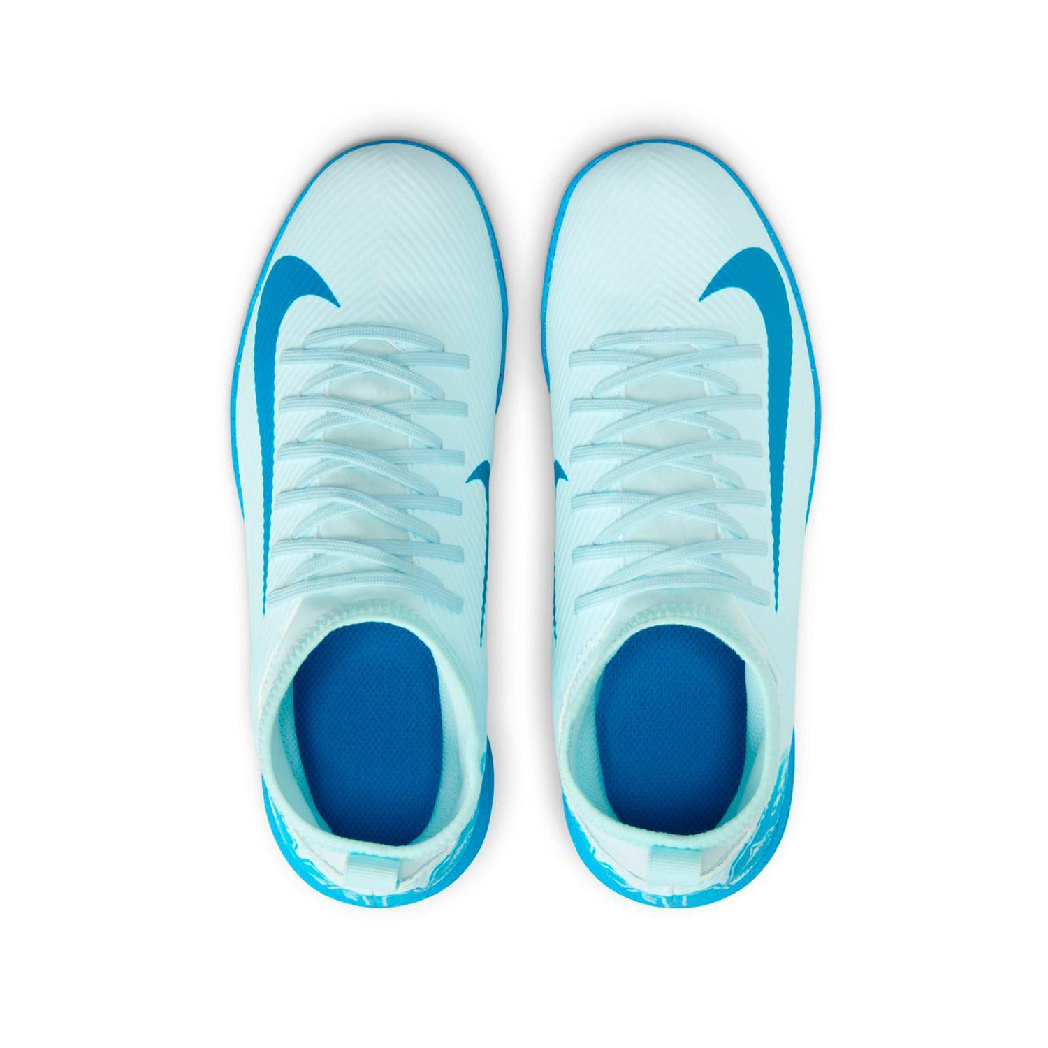 NIKE SCARPA SUPERFLY 10 CLUB TF JR. - GLACIER BLUE/BLACK FQ8313-400