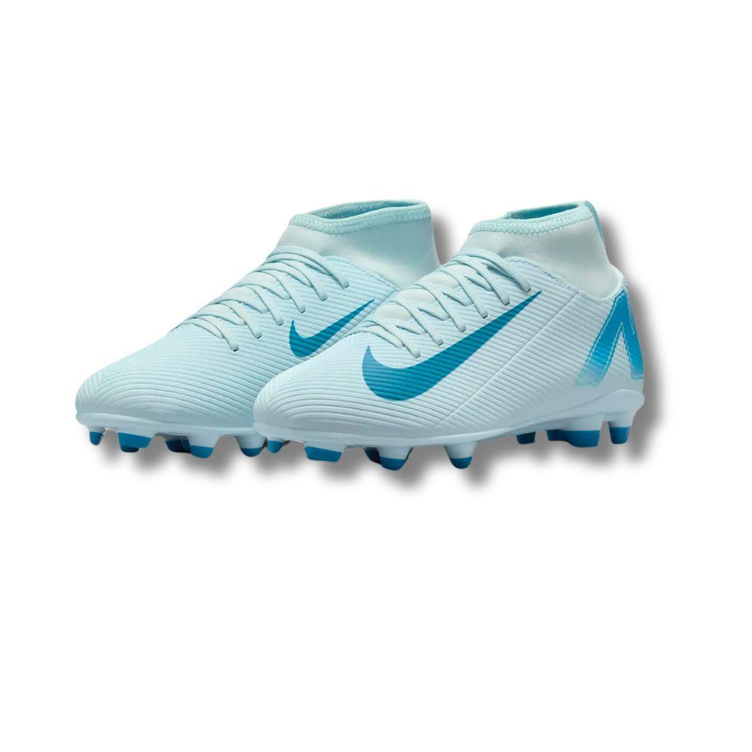 NIKE SCARPA SUPERFLY 10 CLUB FG/MG JR. - GLACIER BLUE/BLACK FQ8318-400