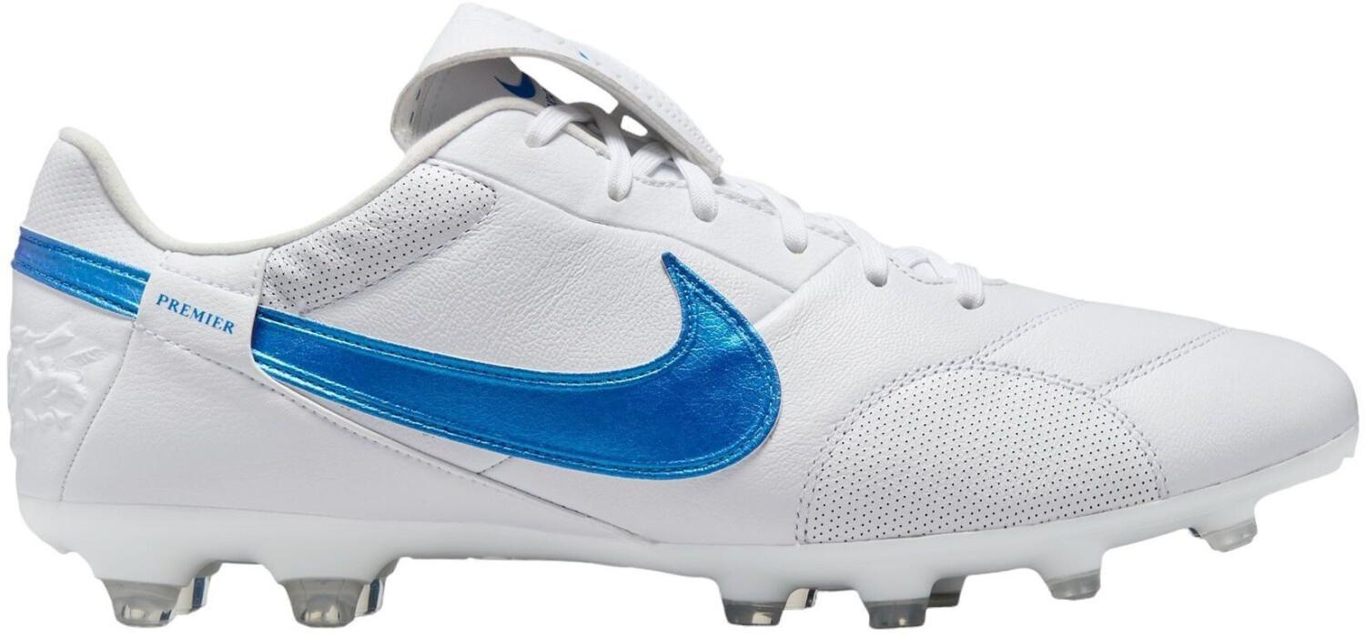 NIKE SCARPA THE PREMIER III FG - WHITE/SIGNAL BLUE HM0265-103