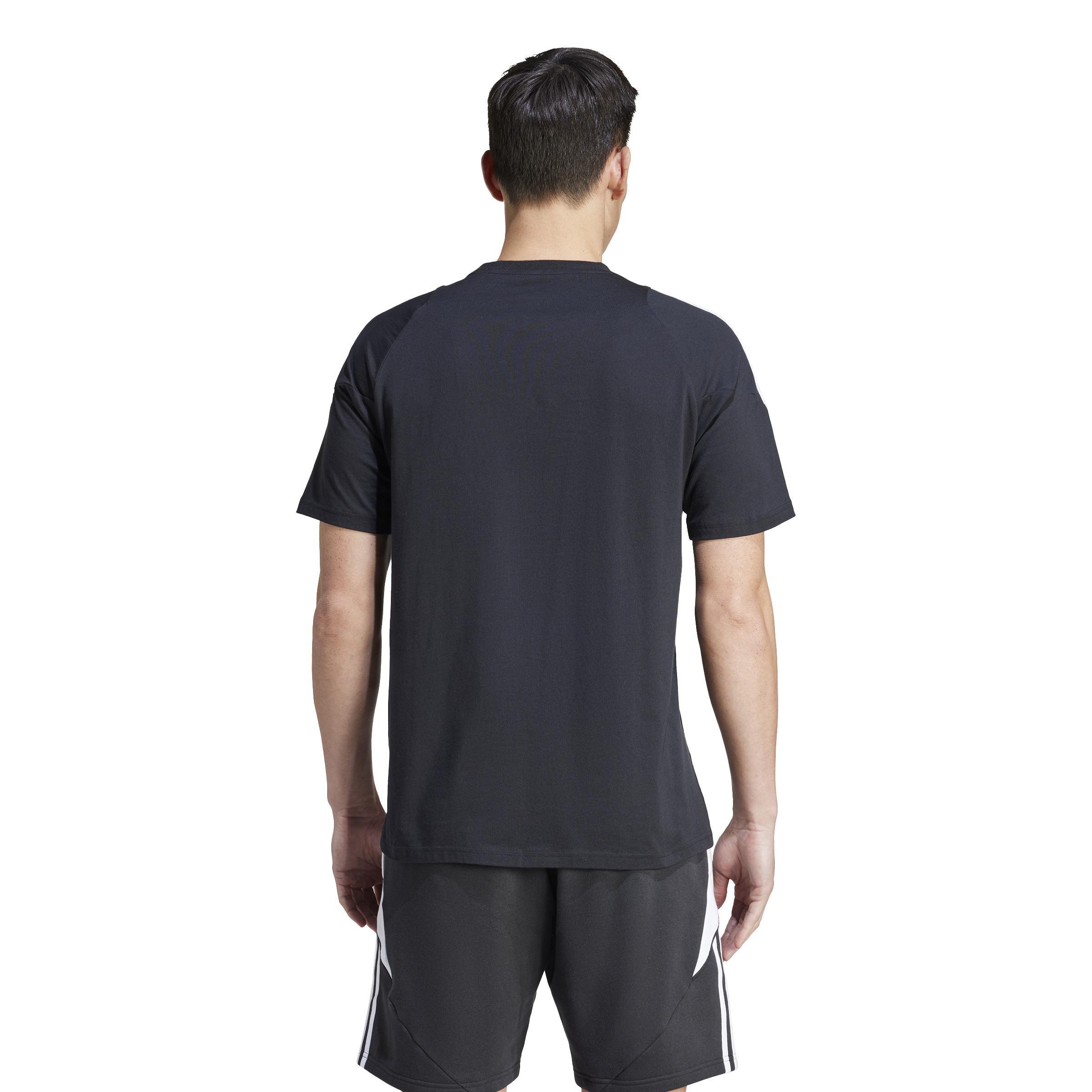 ADIDAS TIRO 24 T-SHIRT COTONE UOMO NERO IJ9954