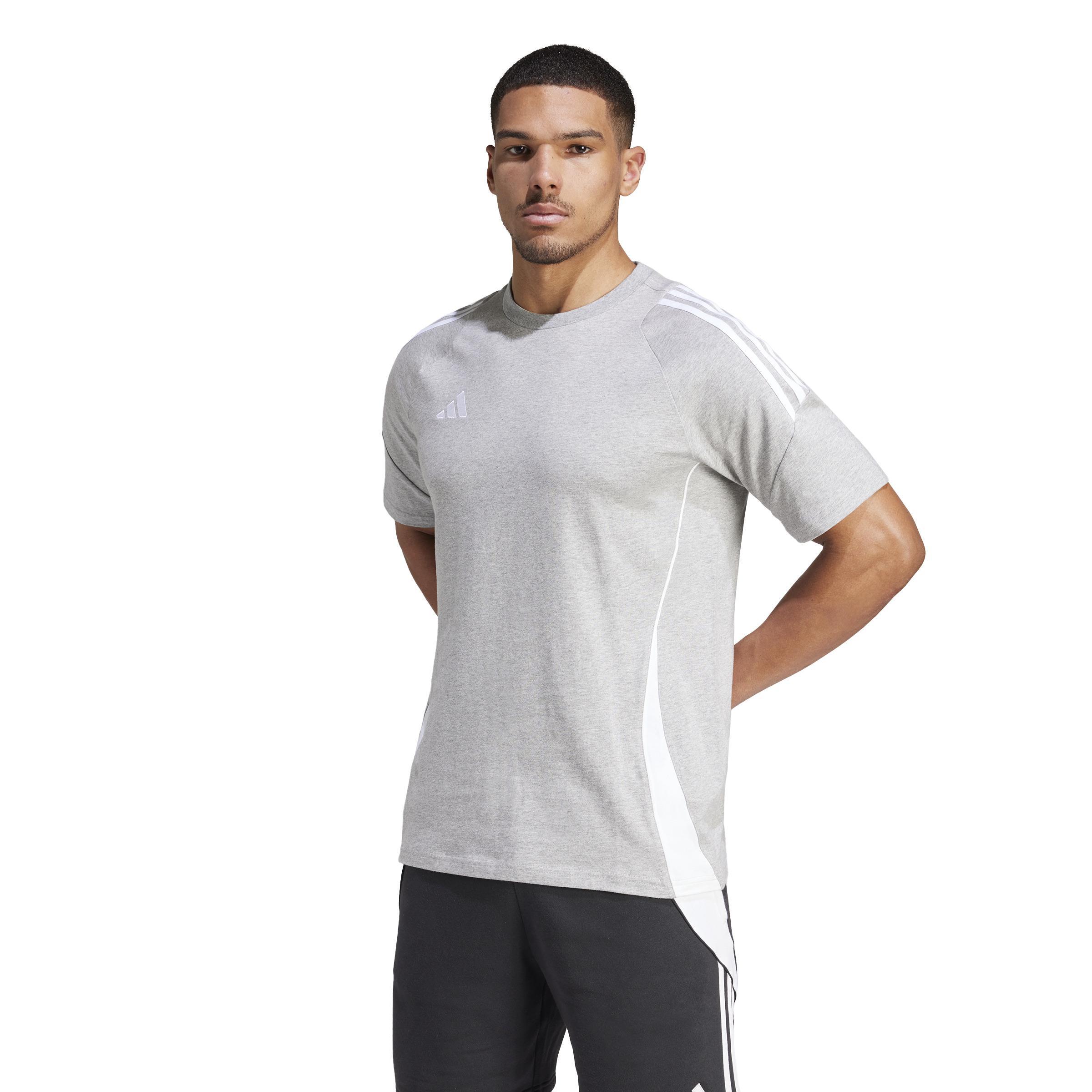 ADIDAS TIRO 24 T-SHIRT COTONE UOMO GRIGIO IR9348