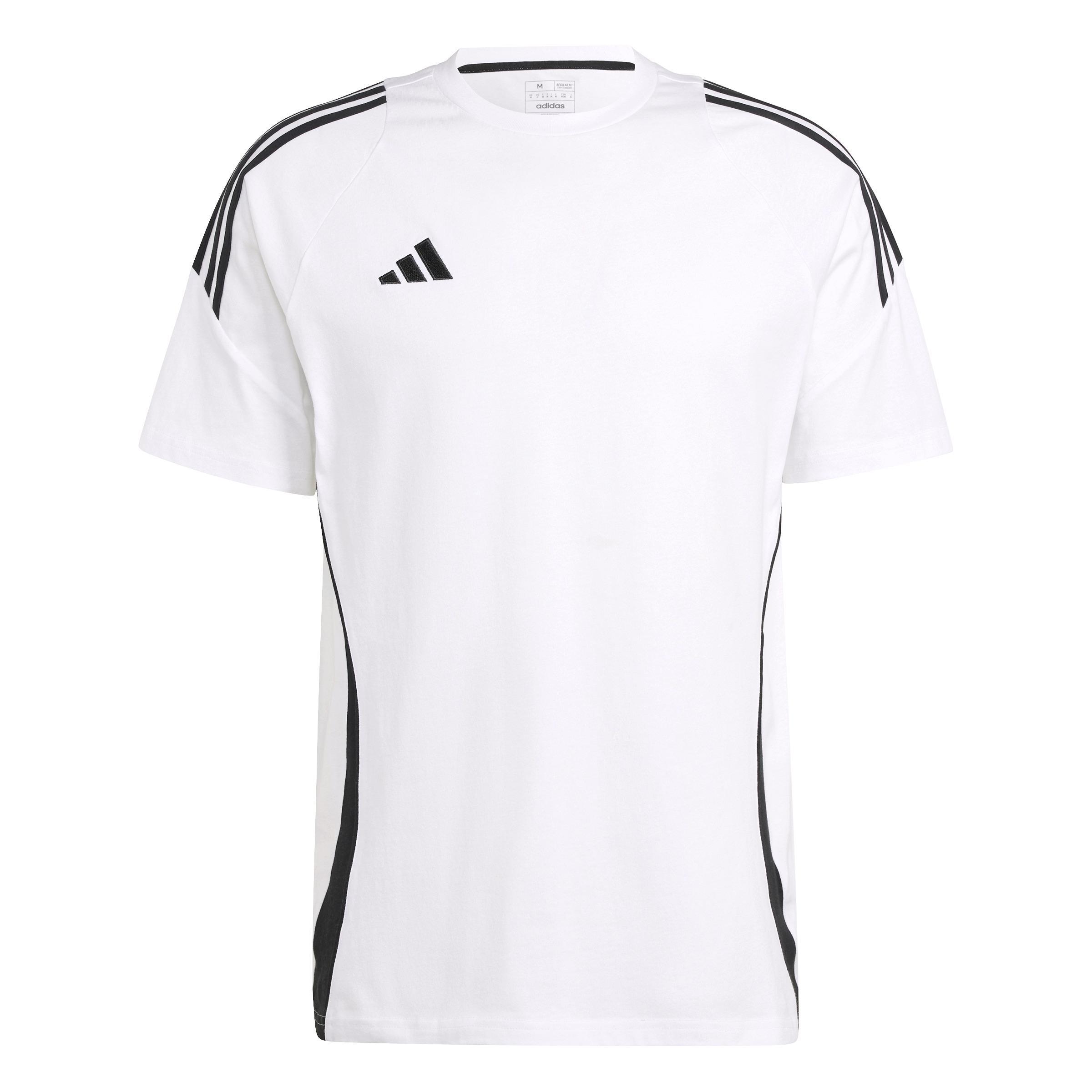 ADIDAS TIRO 24 T-SHIRT COTONE UOMO BIANCO IR9353