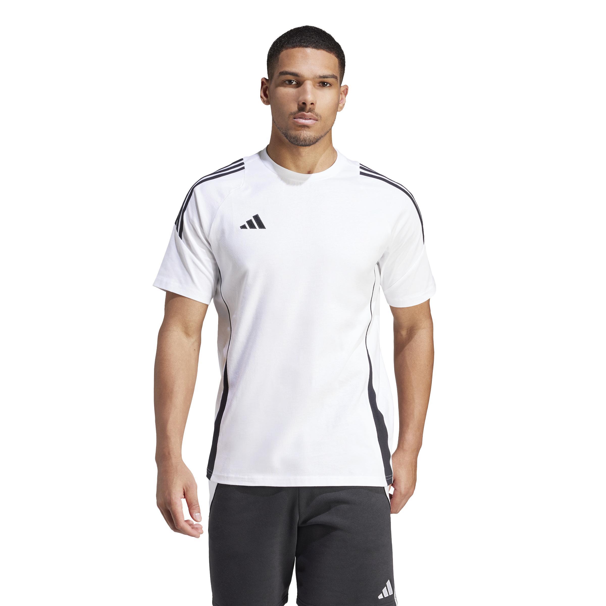 ADIDAS TIRO 24 T-SHIRT COTONE UOMO BIANCO IR9353