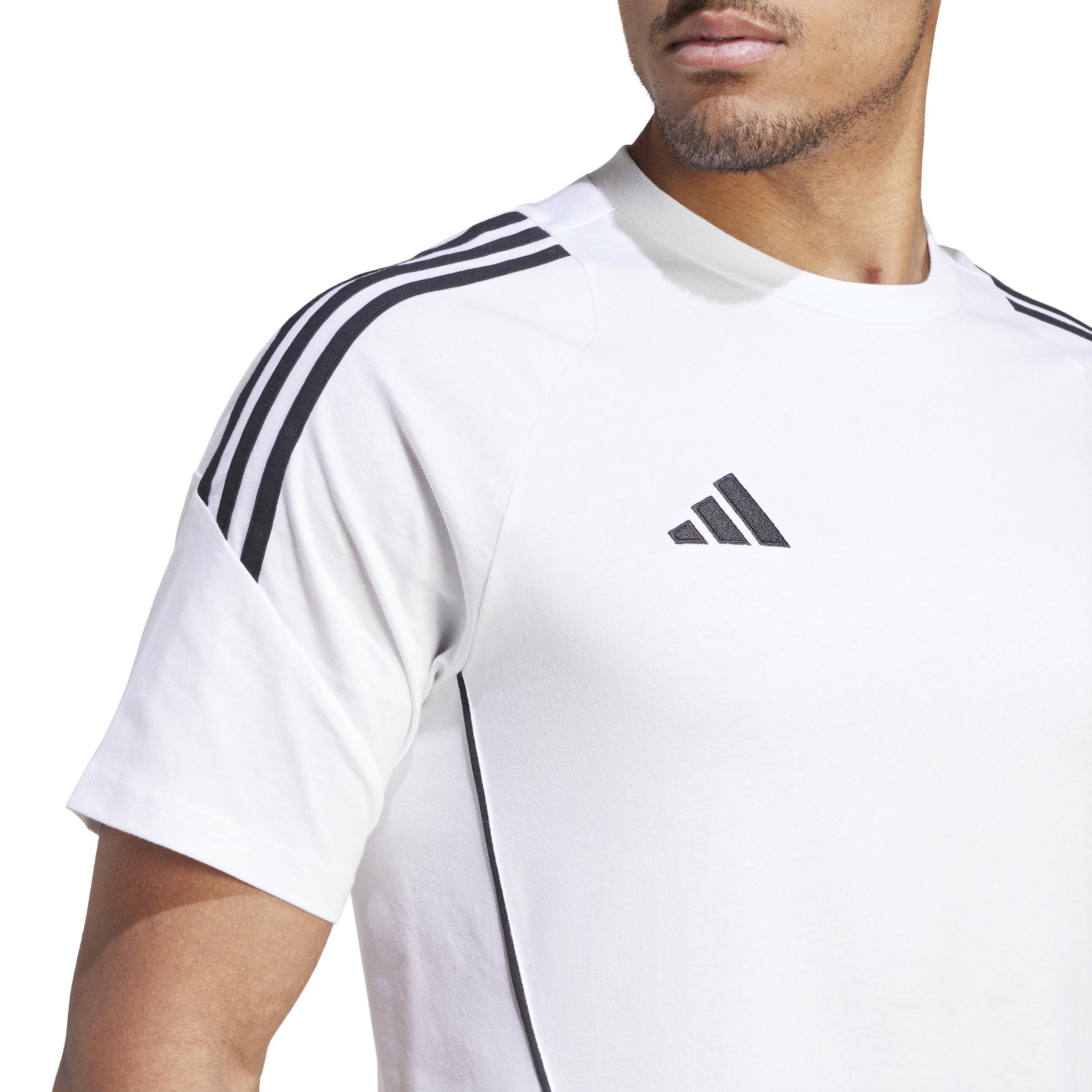 ADIDAS TIRO 24 T-SHIRT COTONE UOMO BIANCO IR9353