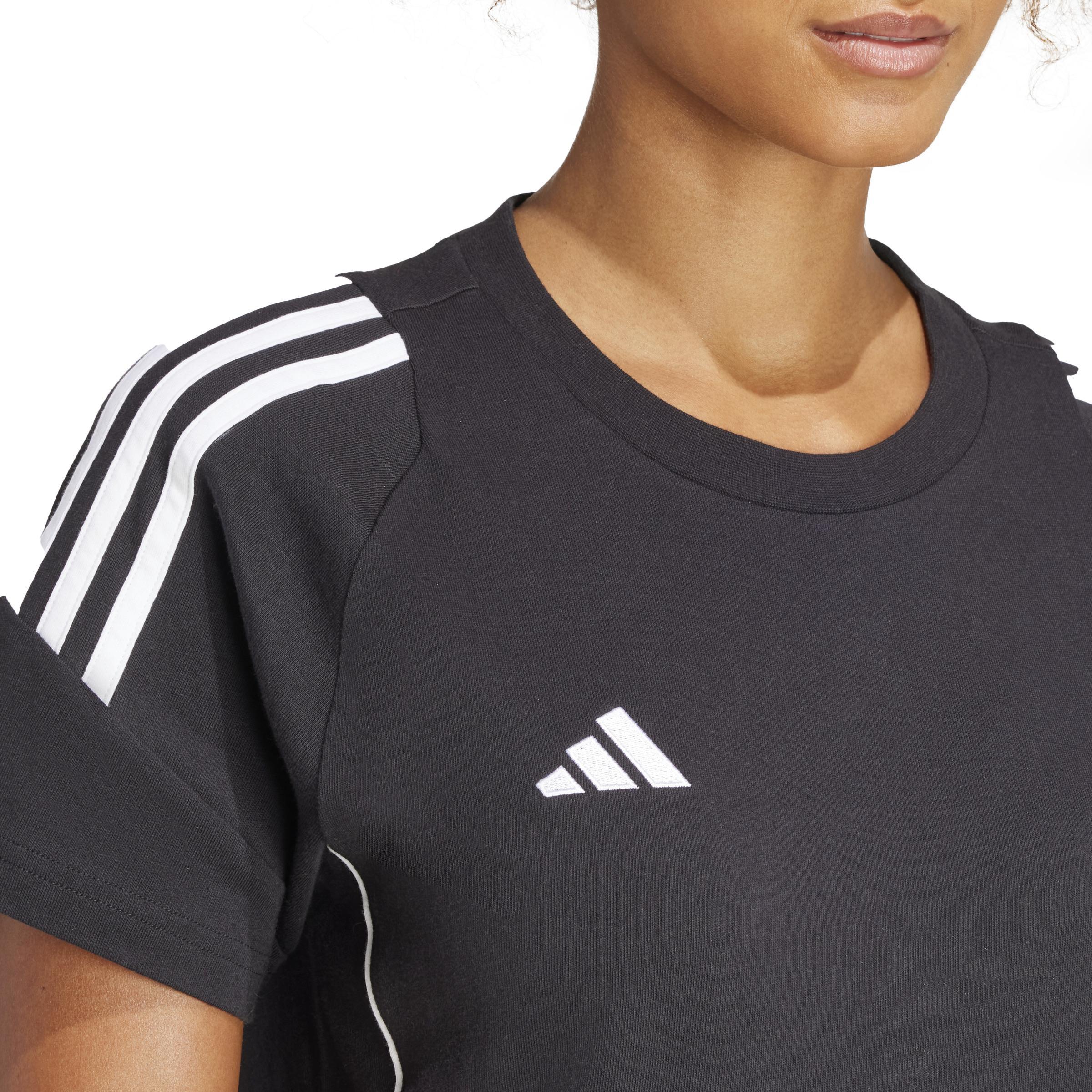 adidas adidas tiro24 sw tee w - black/white - foto 5